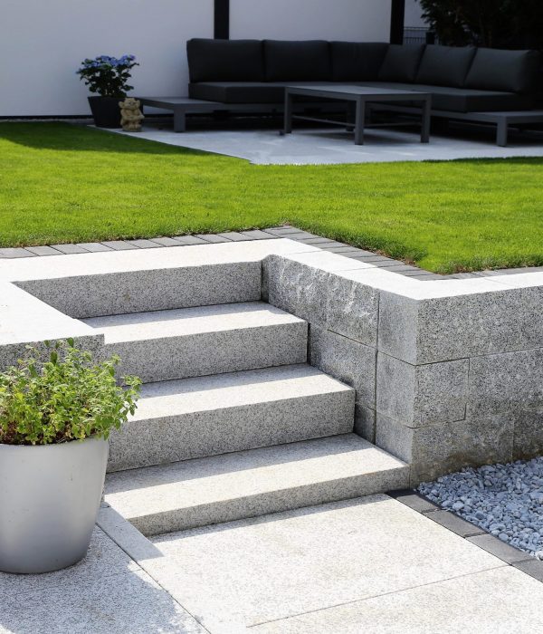 Neat,And,Tidy,Garden,With,Granite,Wall,And,Solid,Block